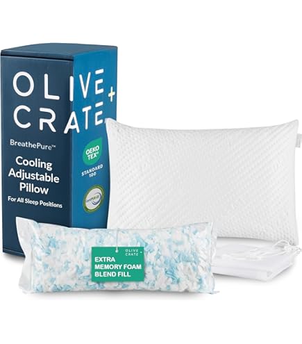 NORDIC SLEEP PILLOW MEDIUM LOW 43×63CM Amazon.com: FOSSFLAKES Nordic Sleep, Bed Pillow Hypoallergenic