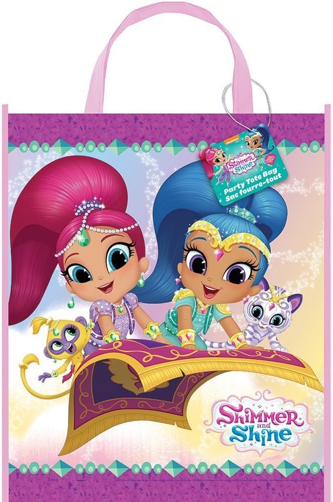 12X Shimmer and Shine Party Gift Favor Tote Bag (12 Bags)