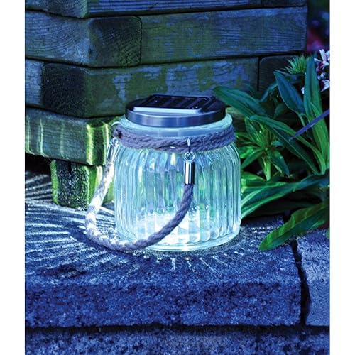 Consol Solar Jar Solarpowered LED garden, table light Amazon.co.uk