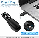 VOVIGGOL Wireless Presenter Remote 2.4GHz PPT Google Slides Clicker view 4