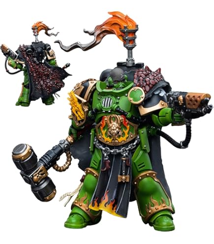 Amazon.com: JoyToy Warhammer 40k: White Scars Captain KOR'sarro