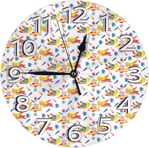 Amazon Co Jp 掛け時計 壁掛け時計 スカイラーク かけ時計 おしゃれ 耐久性 静音 音無し シンプル デザイン 連続秒針 電池式 直径25cm 寝室 部屋装飾 オフィス 丸形 時計 ホーム キッチン