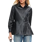 Wpeiusc Leather Jacket Women Faux Oversized Motorcycle Bomber Coats 2025 Fall Fashion Outfits Winter Clothes