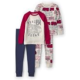 Carter's Boys' 4-piece Tight Fit Cotton Pajama Set