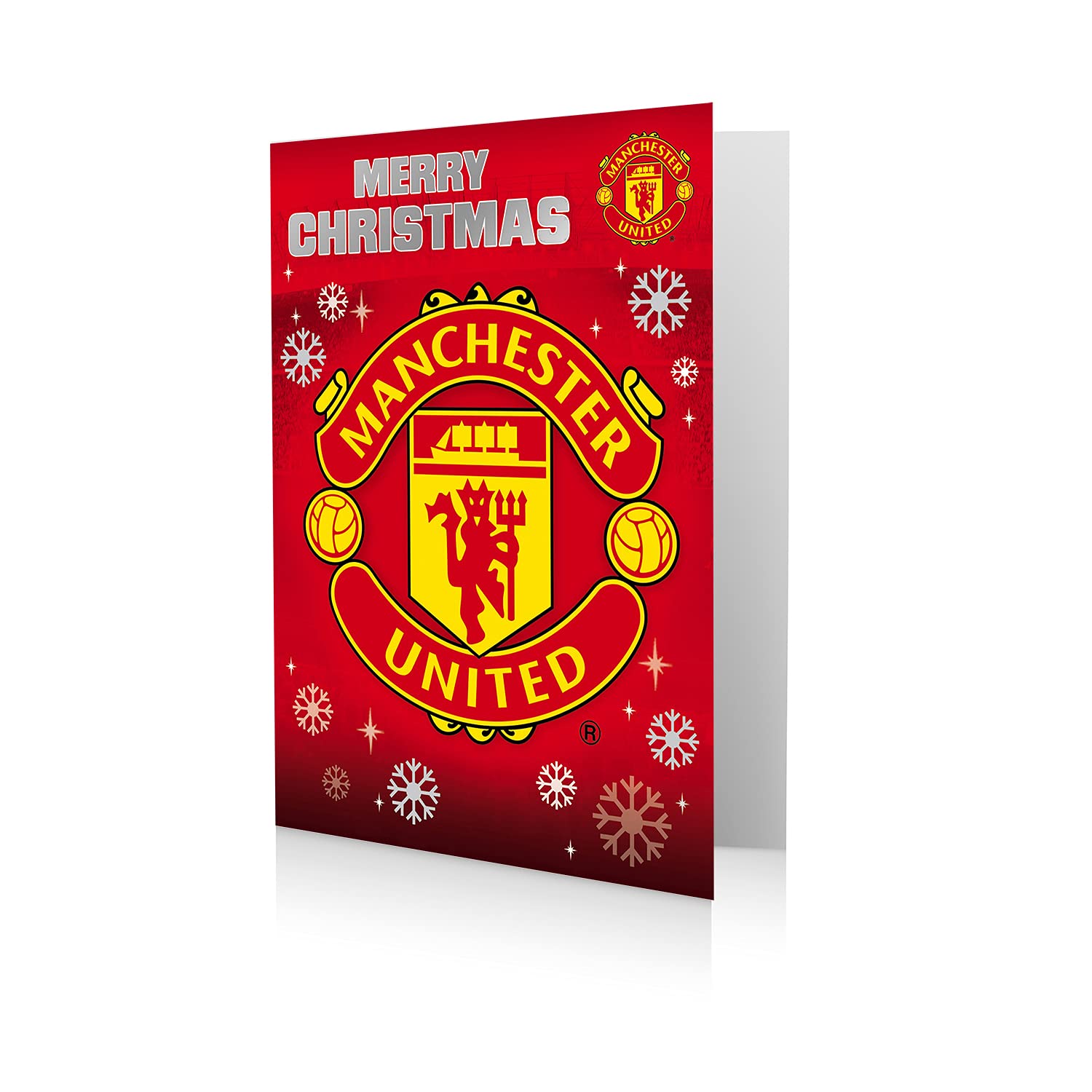 Manchester United Football Christmas Card, Christmas Card ManU Fans