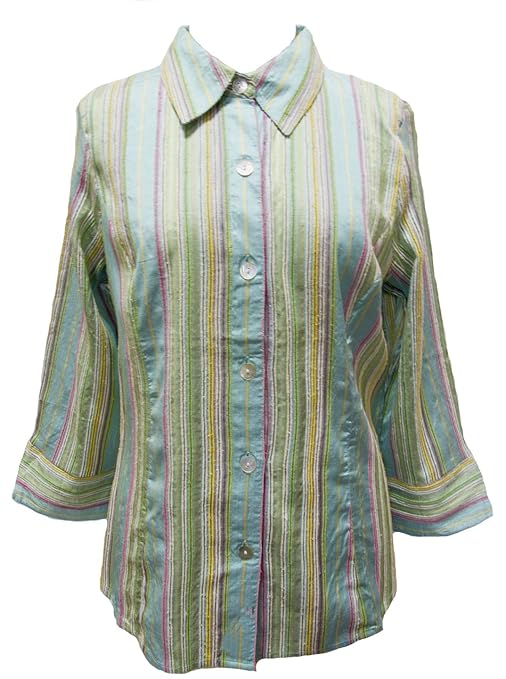mint green button down