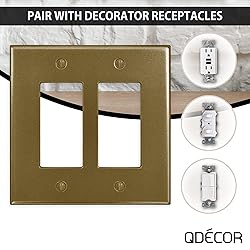 Questech Decor Double Rocker Light Switch