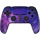 Custom Controllerzz Custom Wireless Controller Compatible with PS5 - Multiple Designs Available (PS5 Galaxy)