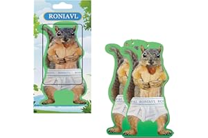 RONIAVL Squirrel in Underpants Deluxe Air Freshener Black Ice (2Pcs)