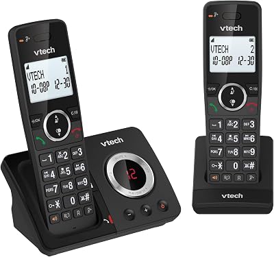 VTech ES2051 DECT Cordless Phone with Answering Machine Twin Handset