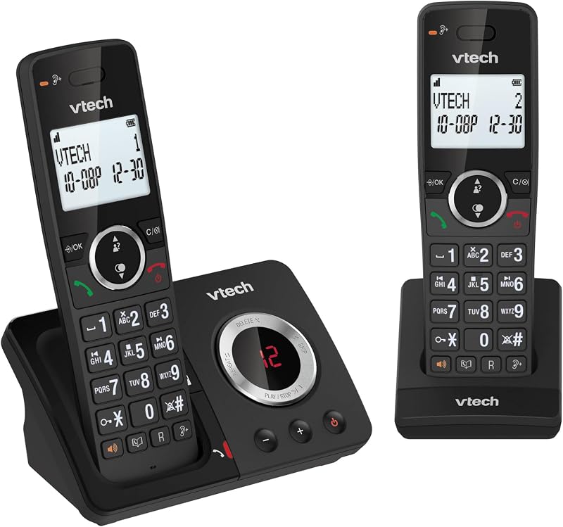 VTech ES2051 DECT Cordless Phone with Answering Machine Twin Handset
