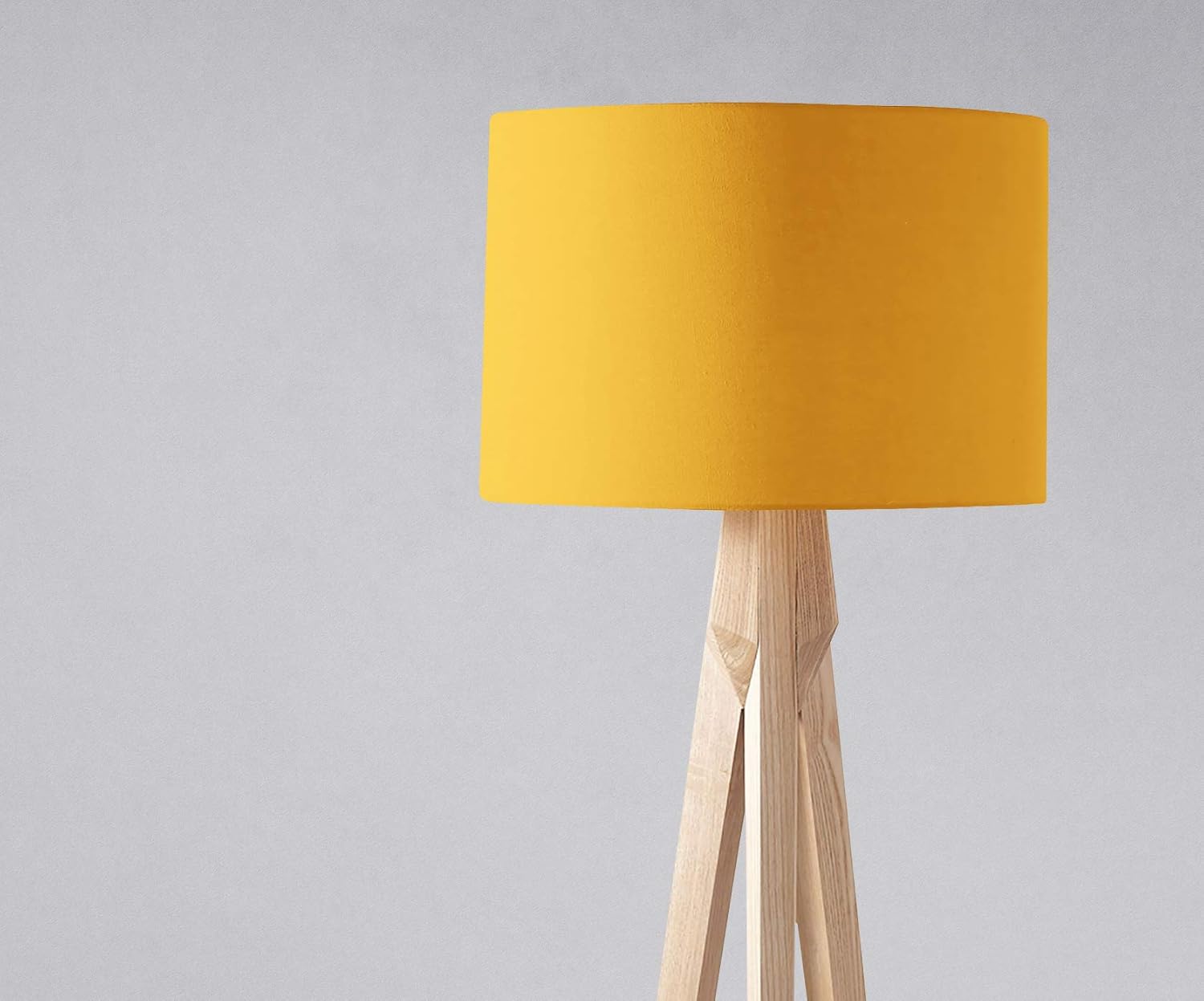mustard table lamp shade