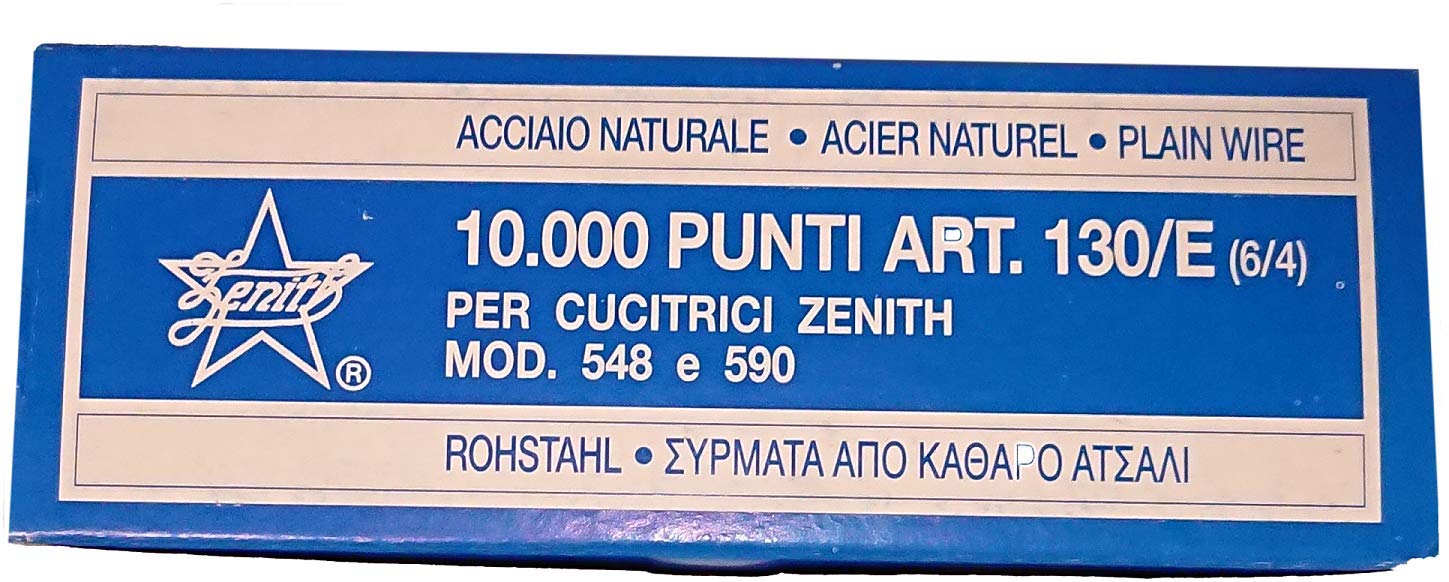 5 x Zenith - Zenith universal staples - staples 130/E (6/4) - 130/E (pack 50000) - code 130/E