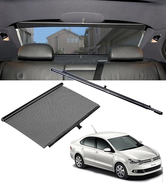 Auto Pearl Retractable Car Vehicle Rear Curtain Window Roller Sun