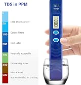 SULIVES TDS Meter Digital Water Tester 0-9990 PPM Accurate Detection view 5