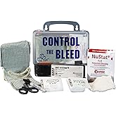 Certified Safety Mfg Control The Bleed Kit - 10pc USA-Made Control The Bleed Kit with Tourniquet, Gauze, Hemostatic Bandage, and More - Blood Clotting Products for Medical Trauma to Stop Bleeding
