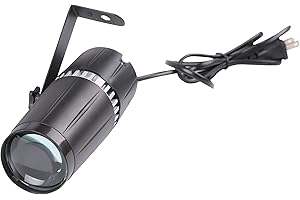 LED pinspot Stage Light,SENLAN 6W White Pin spot with Beam Stage Light