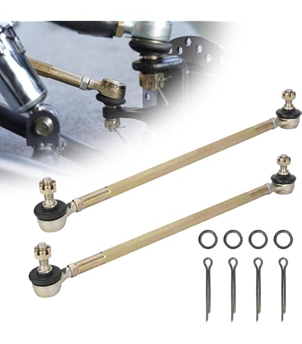 NICHE Tie Rods With End Kit For 1998-2004 Honda Foreman 450 TRX450 53157-HP0-A01 53157-HP5-003 53521-HN0-A00