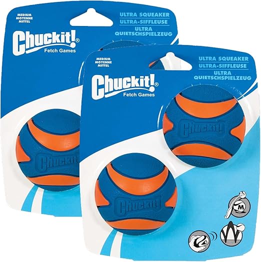 chuckit ultra squeaker ball small