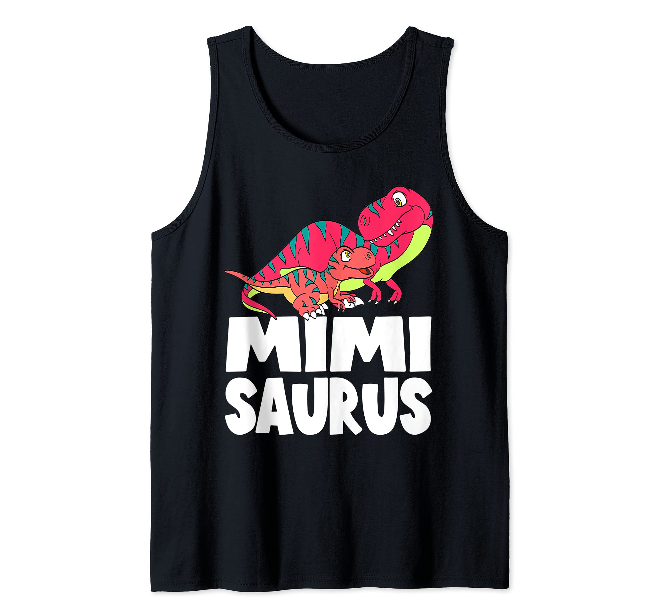 MimiSaurus Dinosaur T-Rex with Baby Mimi Saurus Mother Dino Tank Top