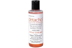 FERNDALE LABORATORIES Detachol Adhesive Remover – 4oz Bottle for Safe, Easy Removal of Medical Adhesives, Bandages & Skin Tape – Alcohol and Acetone Free – Gentle on Sensitive Skin