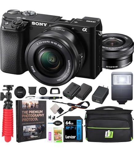 Amazon.com : Sony a6100 Mirrorless Camera with 16-50mm f/3.5-5.6