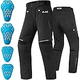 ILM Motorcycle Riding Pants Men CE Armored Motocross Touring All Season Protective P04 (L,30L)