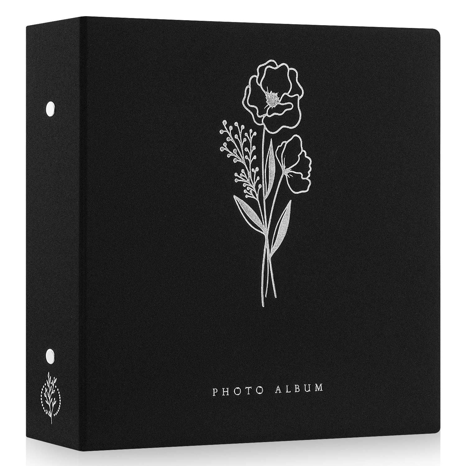 Lanpn Photo Album 6x4 Slip in, Linen Extra Large Capacity 1000 Pockets Photo Albums Holds Landscape and Portrait 10x15cm Picture Black