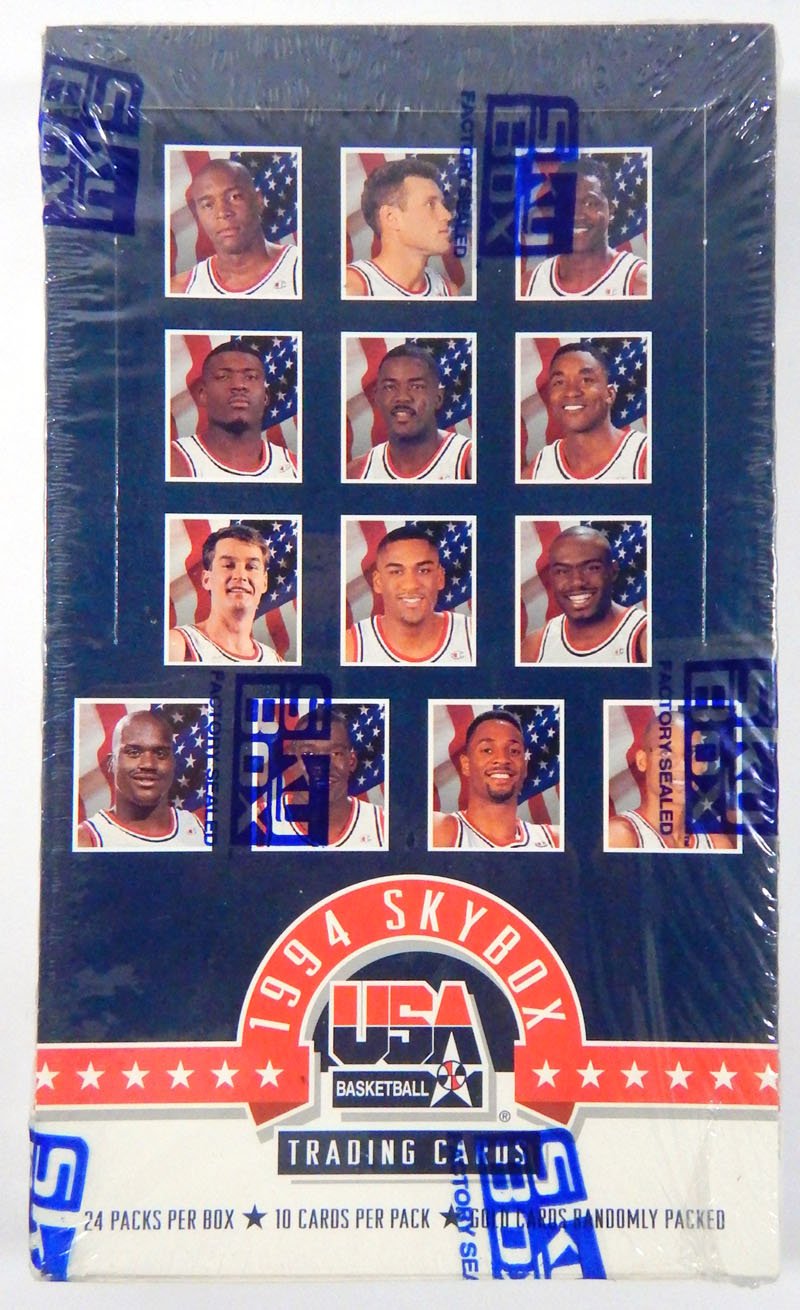 Fan Shop Sports Collectibles 1994 Skybox USA Basketball Cards Hobby Box