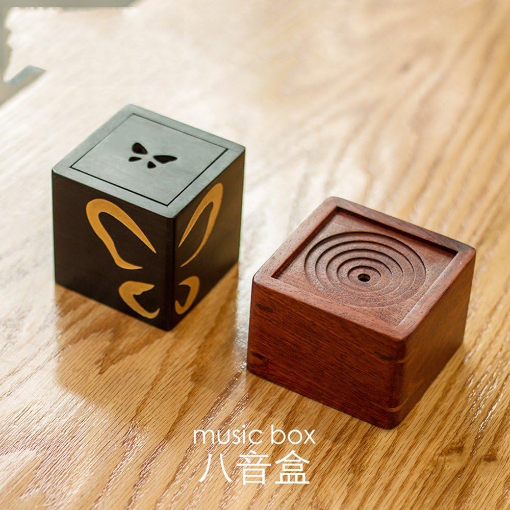 Mahogany Music Box wind-up music box Creative Gift collection Gifts can be engraved 1 pack,DMS02