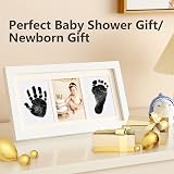 PewinGo Baby Handprint Footprint Kit with 100% Clean-Touch Ink Pad Framed view 5