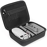 JSVER Carrying Case for DJI Mavic Mini 2 Hard Shell Storage Case for Mini 2/2 SE/4K Drone Remote Controller and Accessories, with Propeller Protectors and Control Stick Cover