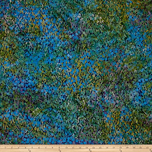 Island Batik" Vineyard Cherry Blossom, Watercress