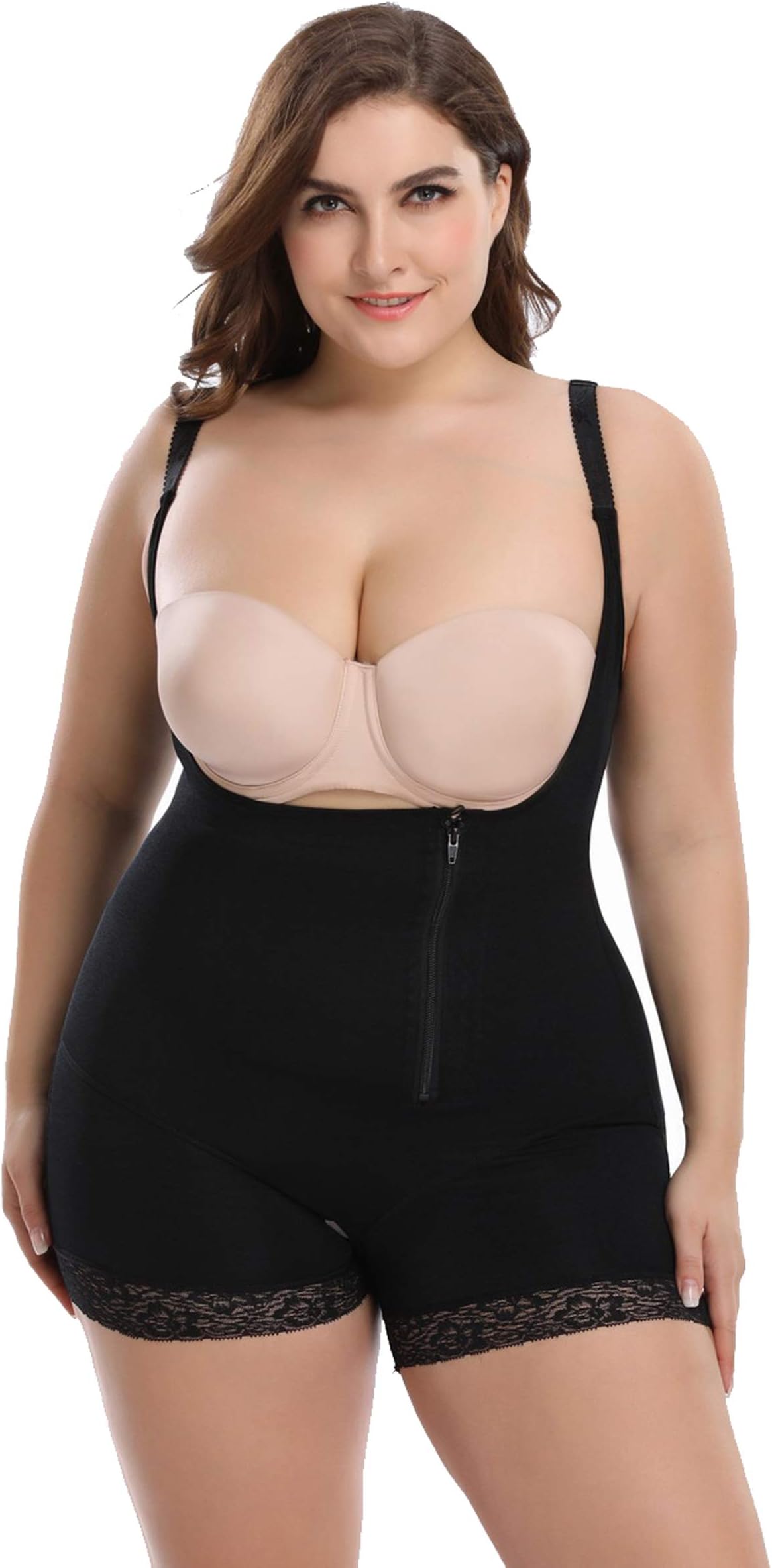 Waist Slimming Open-Bust Underwear Butt Lifter Plus Size S-6XL