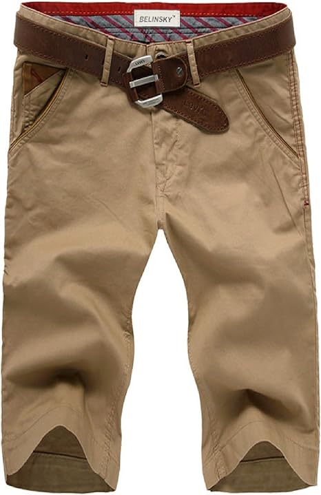 Amazon Co Jp Stylish Boy ハーフパンツ ビビットカラー サファリ チェック 通学 メンズ オリジナルブレスレット付 Sb L ベージュ 服 ファッション小物