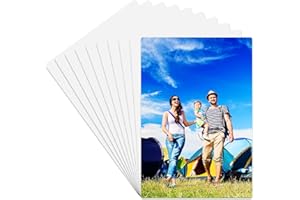 HYHOSHI 10 Pcs 8''x12'' Aluminum Sublimation Metal Photo Blanks, Metal Sublimation Blank Sign 0.45mm Thick Photo Sign Blank