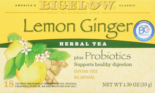 Bigelow Herbal tea Lemon ginger - 18ct (072310010581)