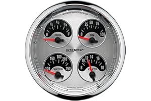 Auto Meter 1212 American Muscle 5" Short Sweep Electric Quad Gauge