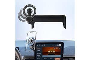 Masergogo Car Phone Mount for Ford Mustang Mach-E (2021-2025) with 15.5-inch Screen Fixed Clip | Phone Holder Compatible with