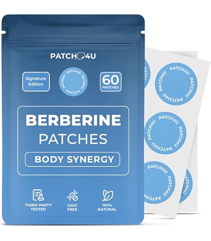 Amazon.com: 2PCSPURISAKI Berberine Patchs, Plant-Based Support for