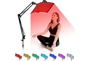 GYP 7 in 1 Portable Light Therapy for Face for Body Lamp with Stand, 920nm Red Infrared Light Therapy Device, LED Face Skin Body Skin Care at Home