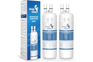 DRINKCLEAR Replacement for Whirlpool EDR1RXD1, P8RFWB2L, W10295370A, Compatible with Kenmore 9081, 46-9081, 46-9930 Refrigerator Water, PACK of 2