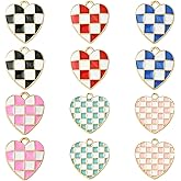MakemadeDIY Assorted 16-80Pcs Cute Alloy Enamel Charms for Jewelry Making Colorful Pendants Charms for DIY Bracelets Necklaces Earrings Crafts