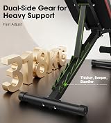 FLYBIRD Adjustable Bench Weight Bench 8-Position Backrest 3-Position Footrest view 3