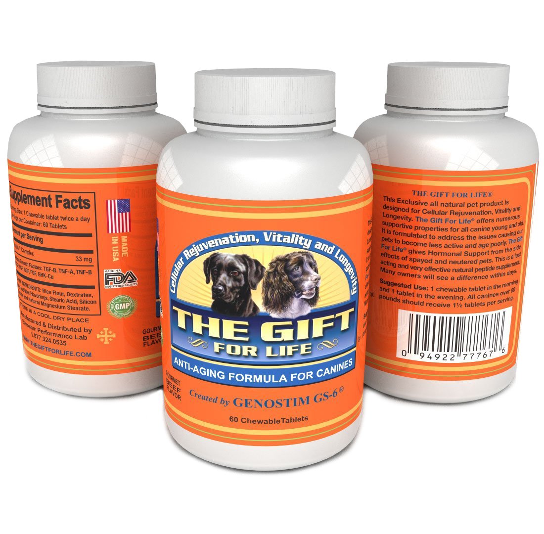 THE GIFT FOR LIFE Most Advanced AntiInflammatory Supplement for Dog