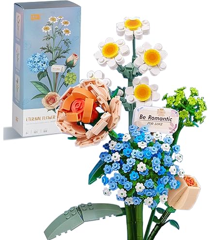 Amazon.com: MEIEST Mini Building Blocks Botanical Collection