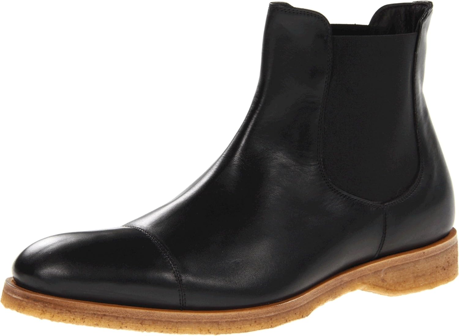 bruno magli leather chelsea boots