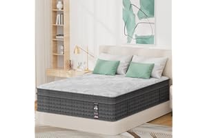 14 Inch Full Size Mattress, Memory Foam Hybrid Full Mattresses with Motion Isolation & Pressure Relief, Fiberglass Free, Colc