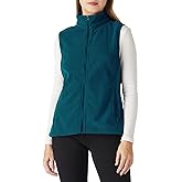 Outdoor Ventures Women's Polar Fleece Zip Vest Outerwear with Pockets,Warm Sleeveless Coat Vest for Fall & Winter