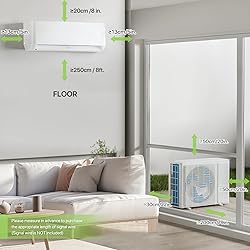 Magshion 9000 BTU Mini Split Air Conditioner w/0.75